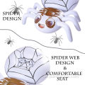 Täispuhutav ämblikdiivan väljas